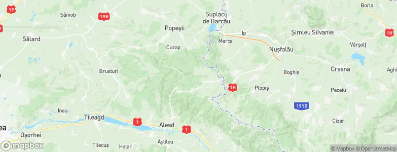 Şinteu, Romania Map