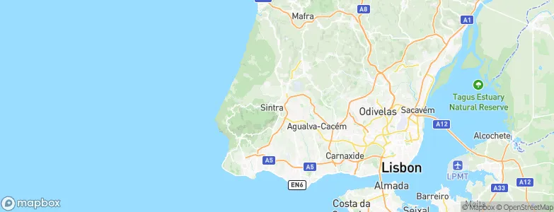 Sintra, Portugal Map