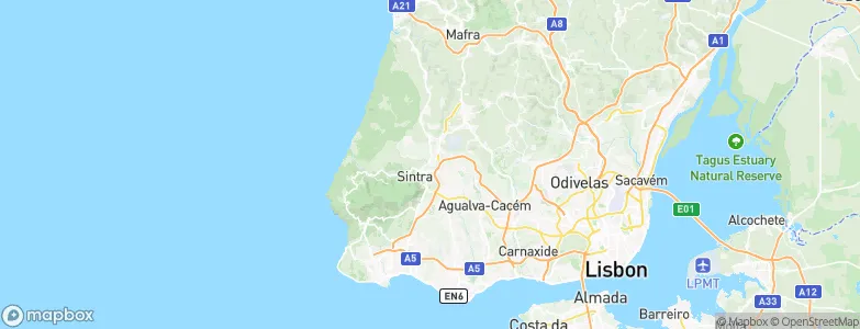 Sintra (Santa Maria e São Miguel), Portugal Map