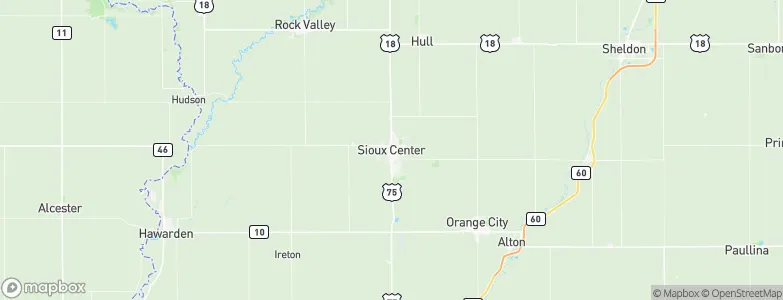 Sioux Center, United States Map