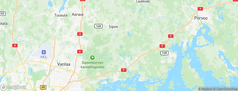 Sipoo, Finland Map
