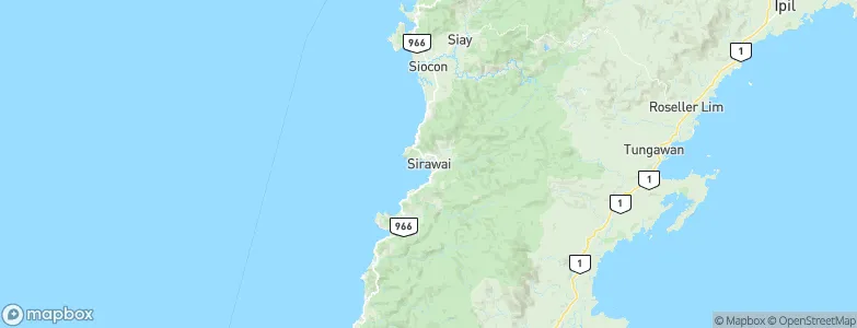 Siraway, Philippines Map