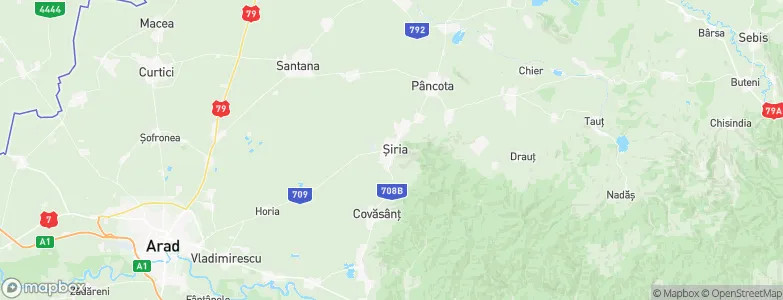 Şiria, Romania Map