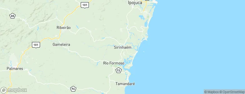 Sirinhaém, Brazil Map