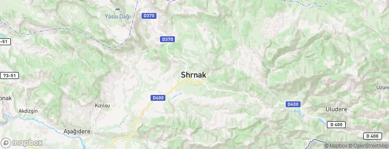 Şırnak, Turkey Map