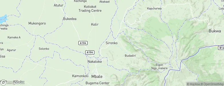 Sironko, Uganda Map