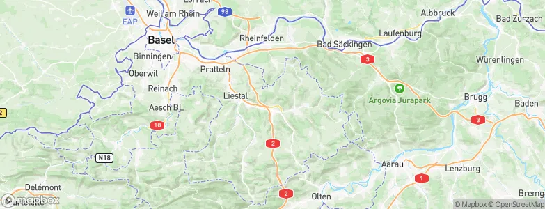 Sissach, Switzerland Map