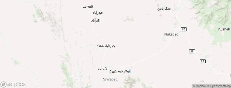 Sistan and Baluchestan, Iran Map