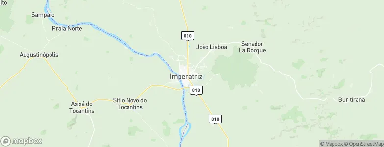 Sítio Novo do Tocantins, Brazil Map