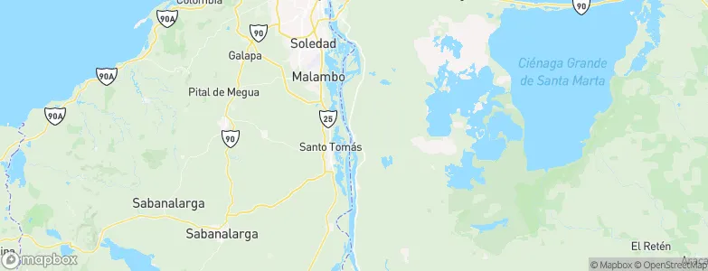 Sitionuevo, Colombia Map