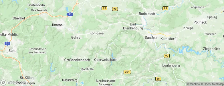 Sitzendorf, Germany Map