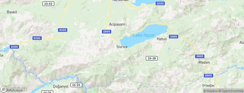Sivrice, Turkey Map