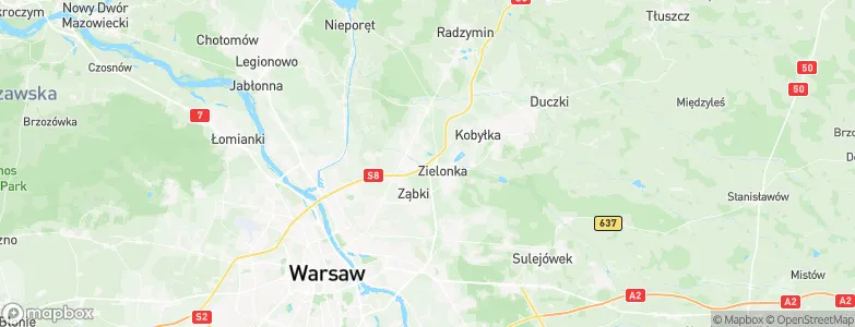 Siwki, Poland Map