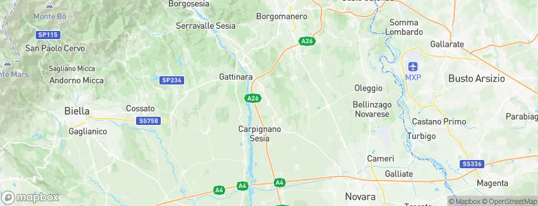 Sizzano, Italy Map