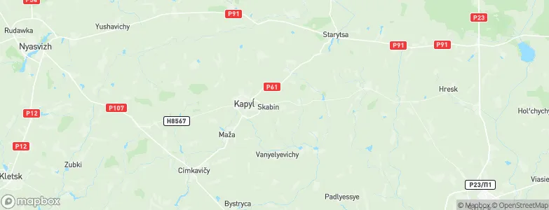 Skabin, Belarus Map