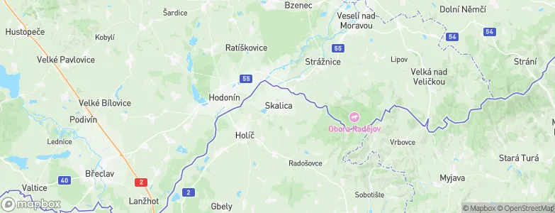 Skalica, Slovakia Map