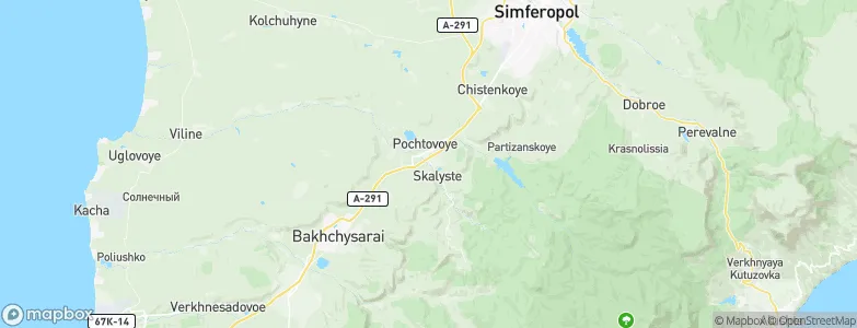 Skalistoye, Ukraine Map