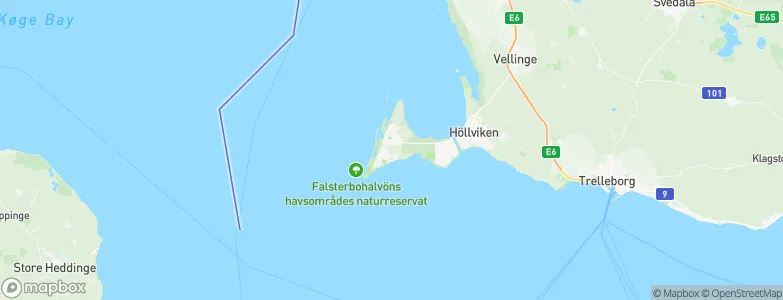 Skanör med Falsterbo, Sweden Map