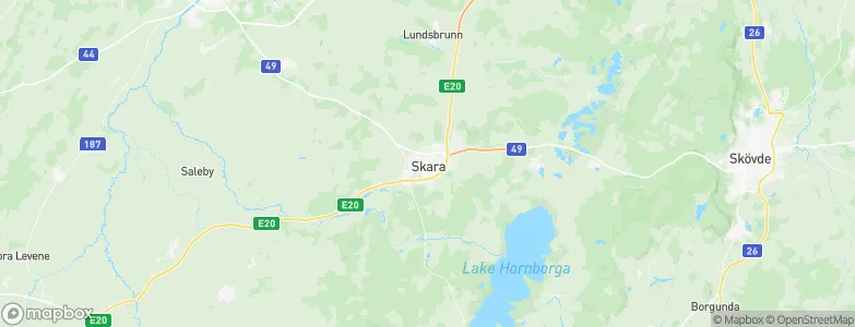 Skara, Sweden Map