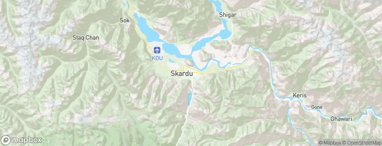 Skardu, Pakistan Map