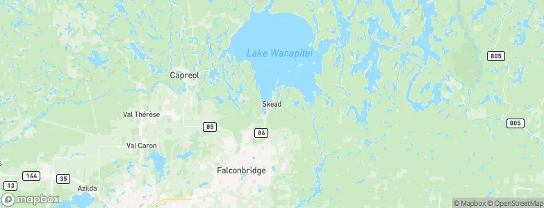 Skead, Canada Map