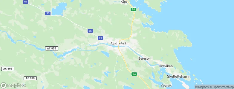 Skellefteå, Sweden Map