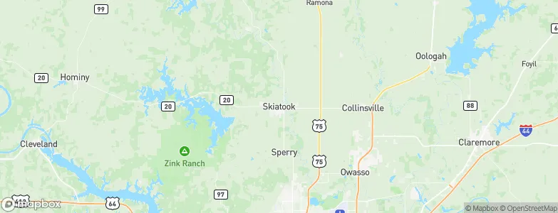 Skiatook, United States Map