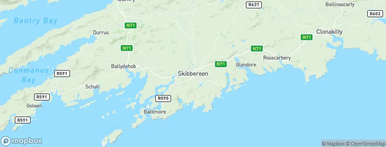 Skibbereen, Ireland Map