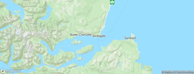 Skidegate Landing, Canada Map