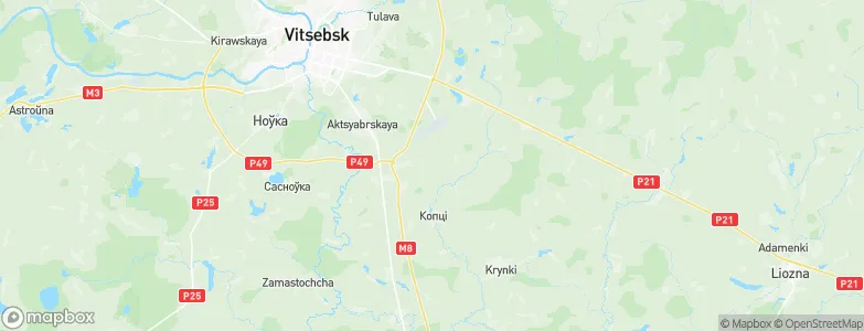 Skinderovka, Belarus Map