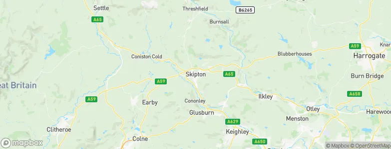 Skipton, United Kingdom Map