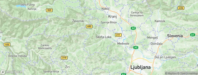 Škofja Loka, Slovenia Map