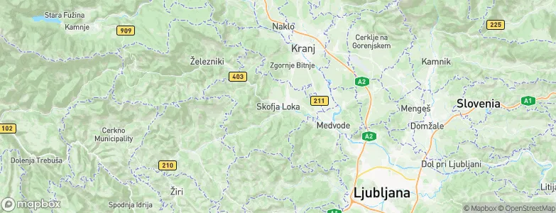 Škofja Loka, Slovenia Map