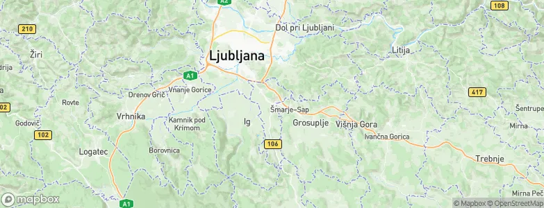 Škofljica, Slovenia Map