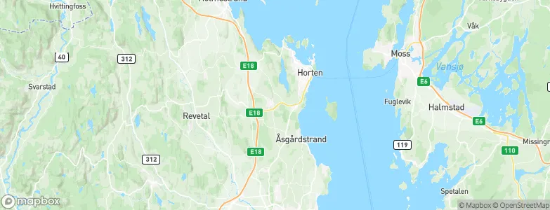 Skoppum, Norway Map
