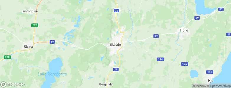 Skövde, Sweden Map