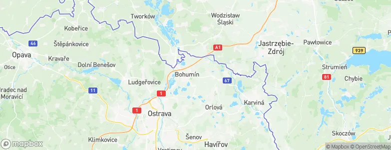 Skřečoň, Czechia Map