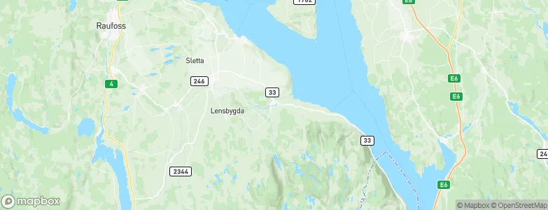 Skreia, Norway Map