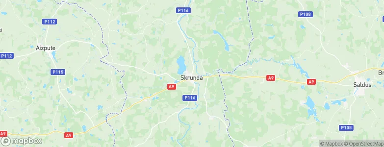 Skrunda, Latvia Map