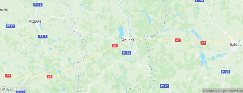 Skrundas Novads, Latvia Map