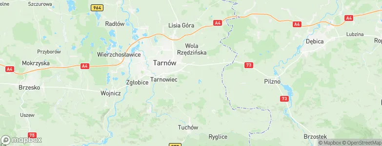 Skrzyszów, Poland Map