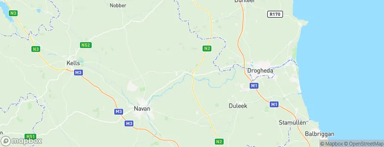 Slane, Ireland Map