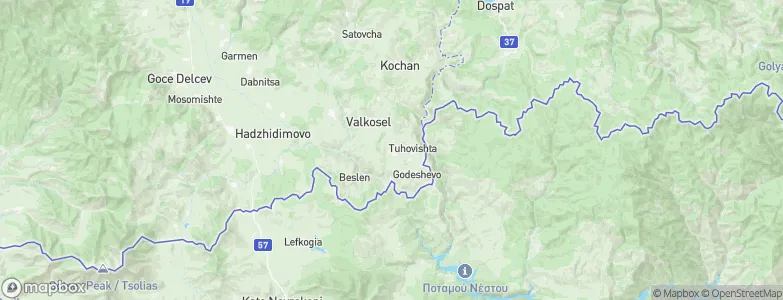 Slashten, Bulgaria Map
