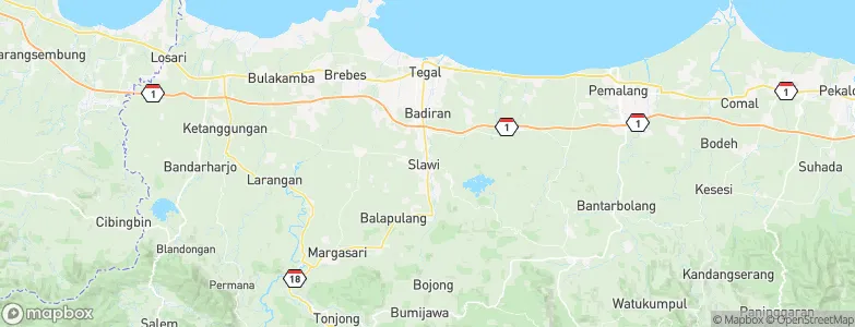 Slawi, Indonesia Map