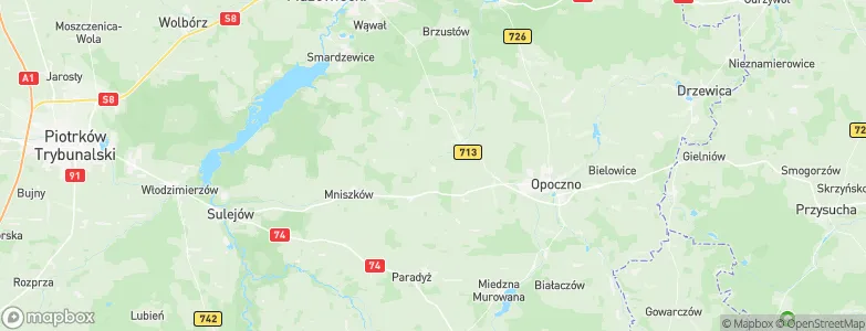 Sławno, Poland Map