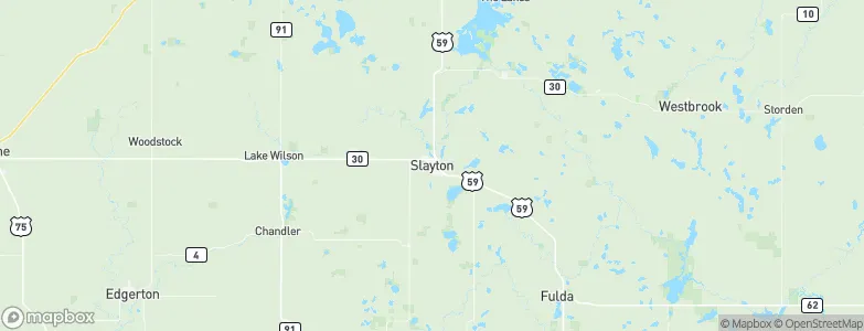 Slayton, United States Map