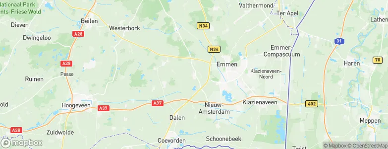 Sleen, Netherlands Map