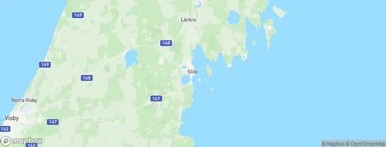 Slite, Sweden Map