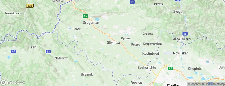 Slivnitsa, Bulgaria Map