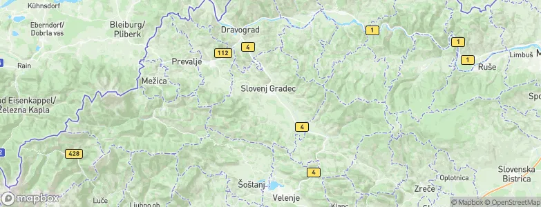 Slovenj Gradec, Slovenia Map